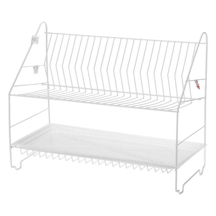 Suszarka do naczyń 2 poziomowa 50cm FIONA biały